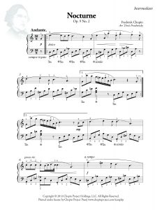 Chopin Nocturne Op. 9, No. 2 for Intermediate