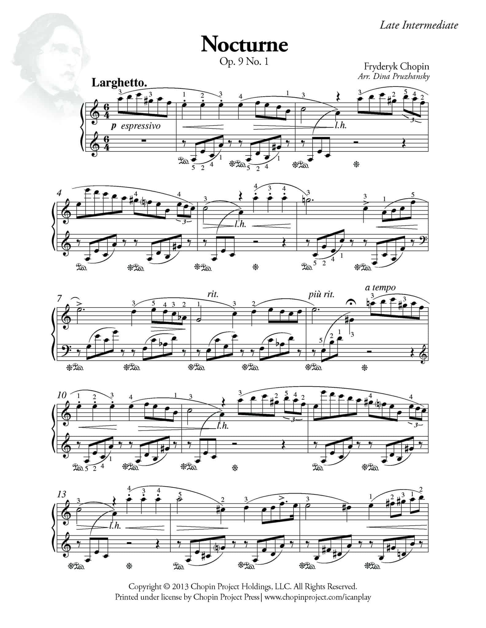 nocturne en si bémol mineur op 9 n 1 chopin