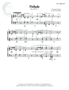Prelude Op. 28 No. 7